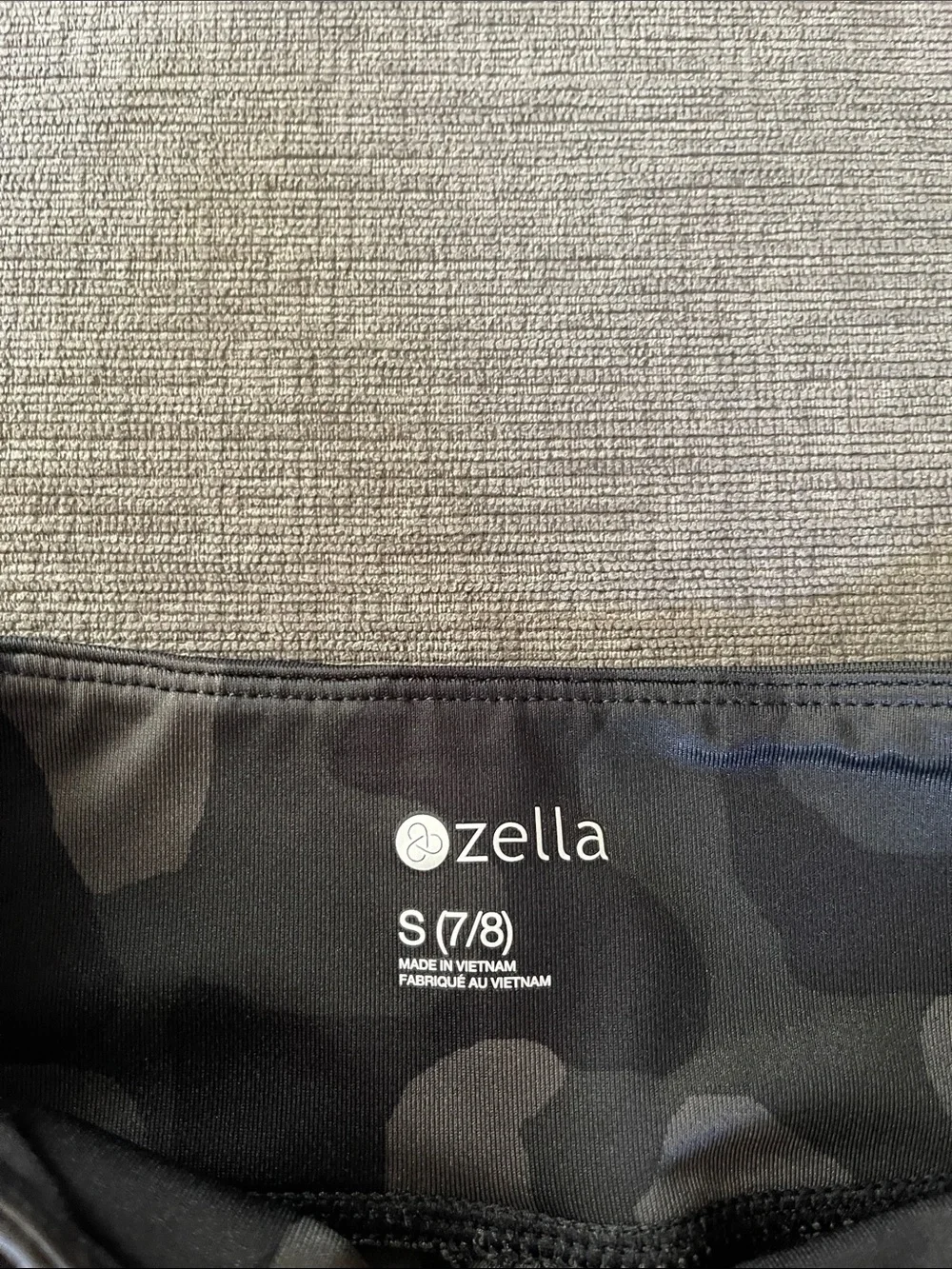 Zella Camo Athletic Leggings Girls Size S